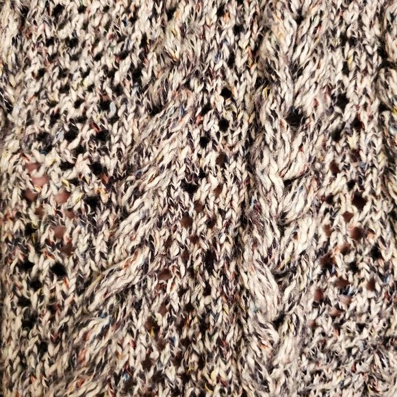 BCBGMAXAZRIA‎ Open-Stitch Cable-Knit Sweater Super Soft Oversized Cozy XXS NEW - Picture 6 of 13